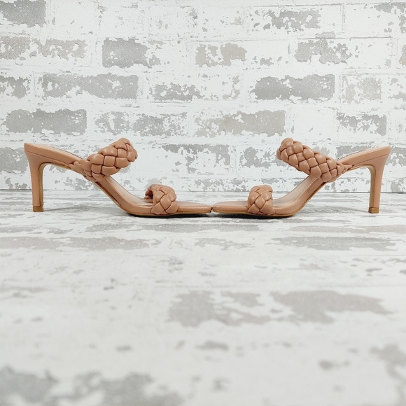 NEW Steve Madden Prema Tan Summer Braided Heeled Sandals F935 - Picture 7 of 11